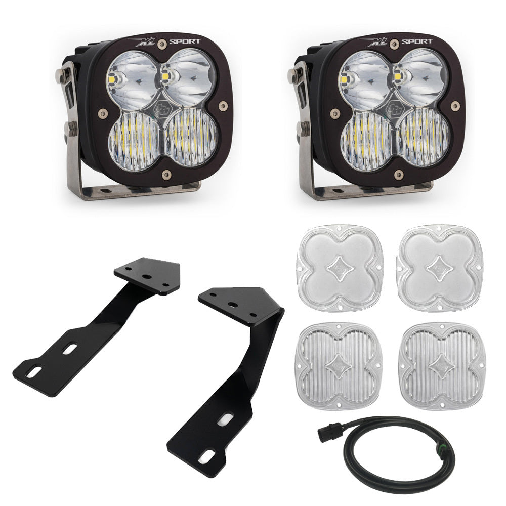 Baja Designs XL Sport A-Pillar Kit, Driving/Combo, Clear, Toggle Wiring for Mercedes 2019-26 Sprinter 447860