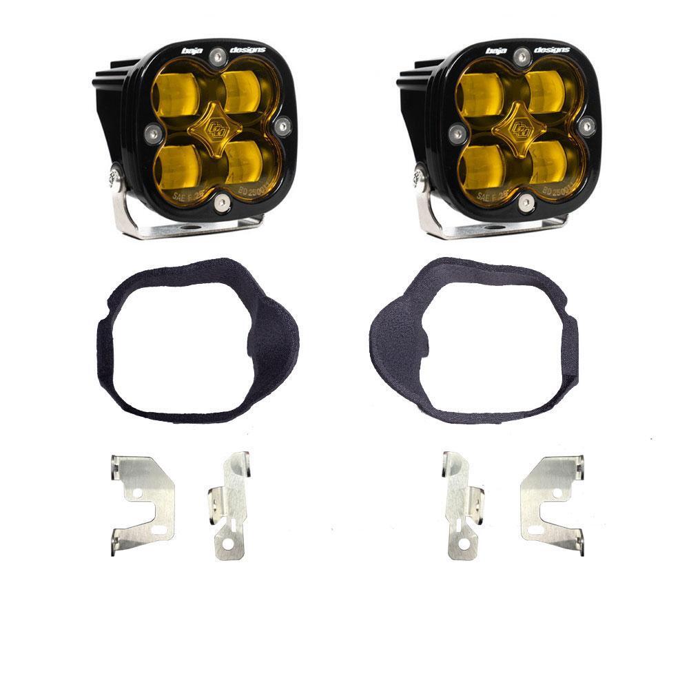 Baja Designs Squadron SAE Fog Pocket Light Kit, Baja Amber for Mercedes 2014-2018 Sprinter Van 448132