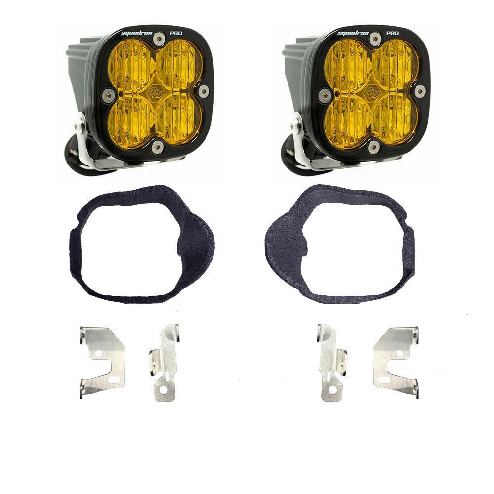 Baja Designs Squadron Pro Fog Pocket Light Kit, Baja Amber for Mercedes 2014-2018 Sprinter Van 448134