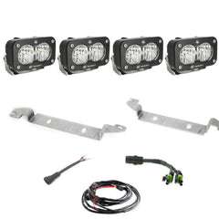 Baja Designs S2 Sport Fog Light Replacement Kit, Wide Cornering, Clear for 2023-26 Toyota Sequoia 448135