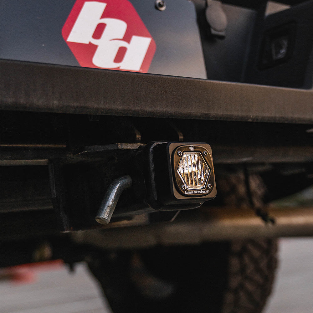 Baja Designs S1 Universal Hitch Light Kit, Clear, Trailer Hitch Harness, Universal 448153