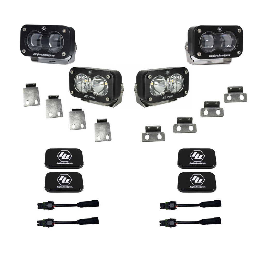 Baja Designs S2 SAE/S2 Pro Fog Pocket Kit for Ford 2021-26 F-150 Raptor, 2023-26 Bronco Raptor, 2024-26 F-150 Raptor 37/R 448182