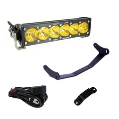 Baja Designs OnX6+ 10 in. Shock Tower Light Kit, Baja Amber for Can-Am Maverick R 448193