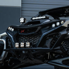 Baja Designs S8 10 in. Shock Tower Light Kit, Clear for Can-Am Maverick R 448195