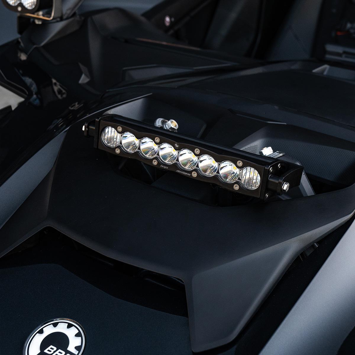 Baja Designs S8 10 in. Shock Tower Light Kit, Clear for Can-Am Maverick R 448195