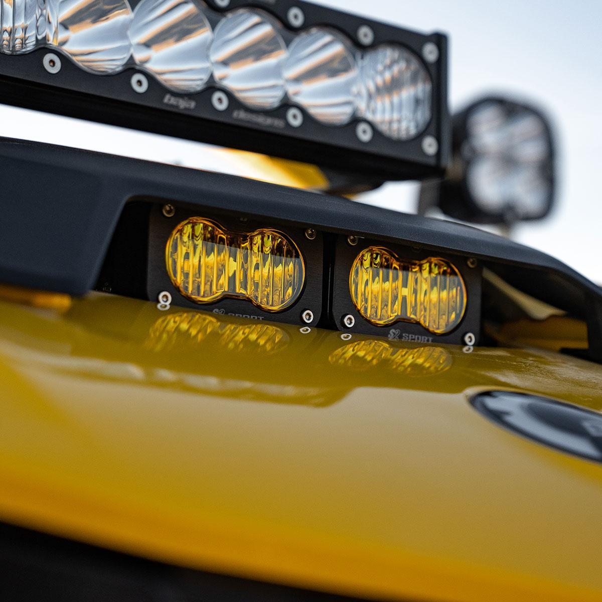 Baja Designs Dual S2 Pro Hood Kit for Can-Am Maverick R 448208