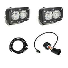 Baja Designs S2 Sport Dual Reverse Light Kit, Wide Cornering, Clear, Plug-and-Play Trailer Harness for 2023-On Ford F-250/350 Super Duty 448231