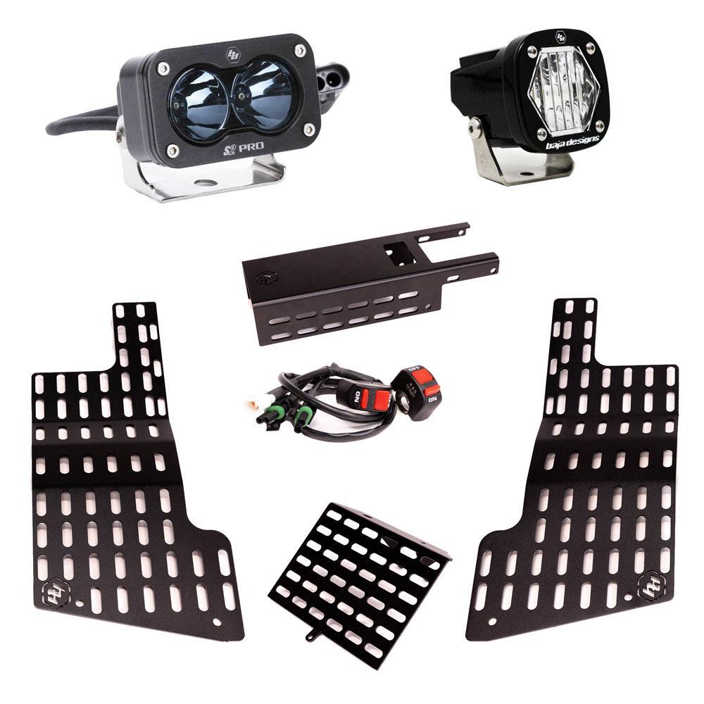 Baja Designs S2 Pro IR/S1 White Headlight Kit, Multi-Pattern, 850nm IR, Clear/IR for Sur-Ron Light Bee X 448260