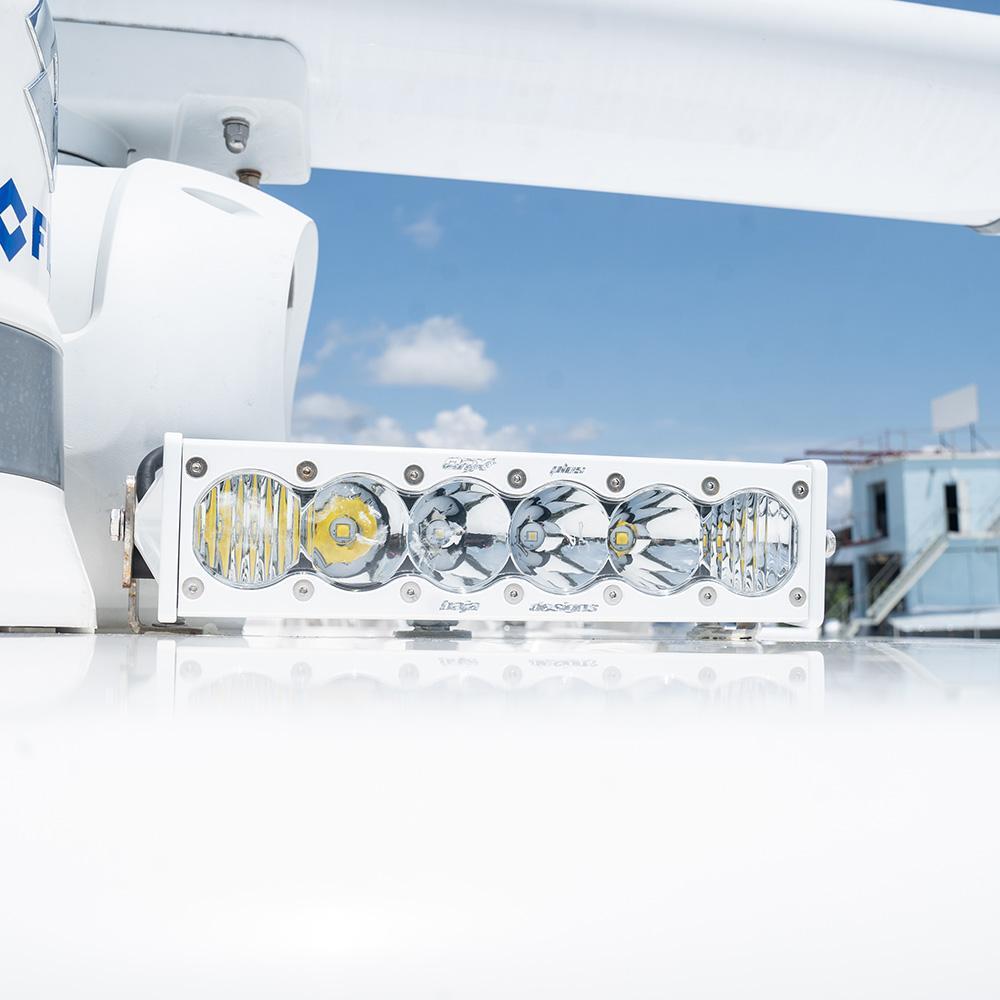 Baja Designs OnX6+ White Straight LED Light Bar, 10 Inch, Driving/Combo, Clear 451003WT