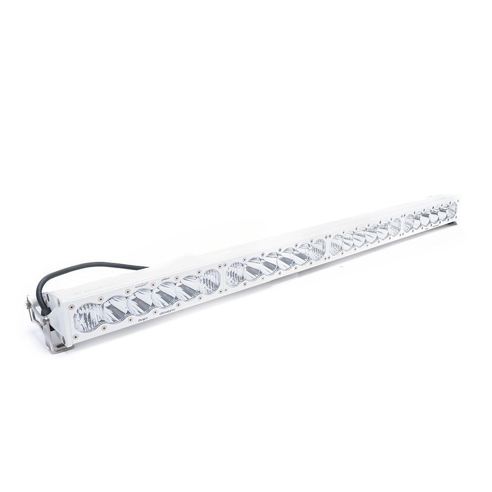 Baja Designs OnX6+ White Straight LED Light Bar, 40 Inch, Driving/Combo, Clear 454003WT