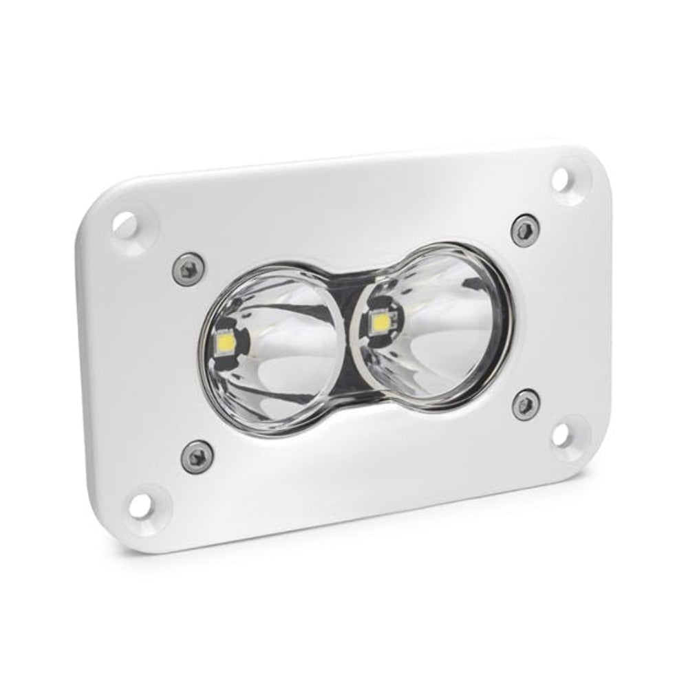 Baja Designs 481006WT LED Work Light Flush Mount Clear Lens Work/Scene Pattern White S2 Pro