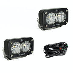 Baja Designs 487805 LED Light Pods Wide Cornering Pattern Pair S2 Pro Series