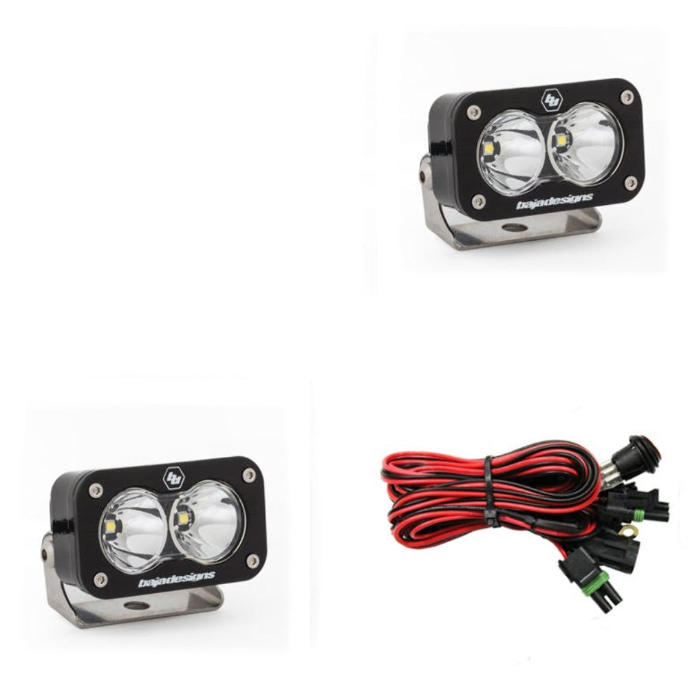 Baja Designs 487806 LED Light Pods Work/Scene Pattern Pair S2 Pro Series