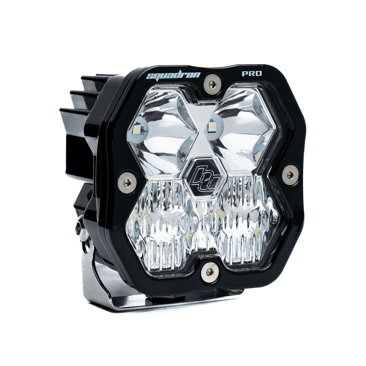 Baja Designs Squadron 2.0 Pro Black LED Auxiliary Light Pod, Driving/Combo, Clear 49-0003-2