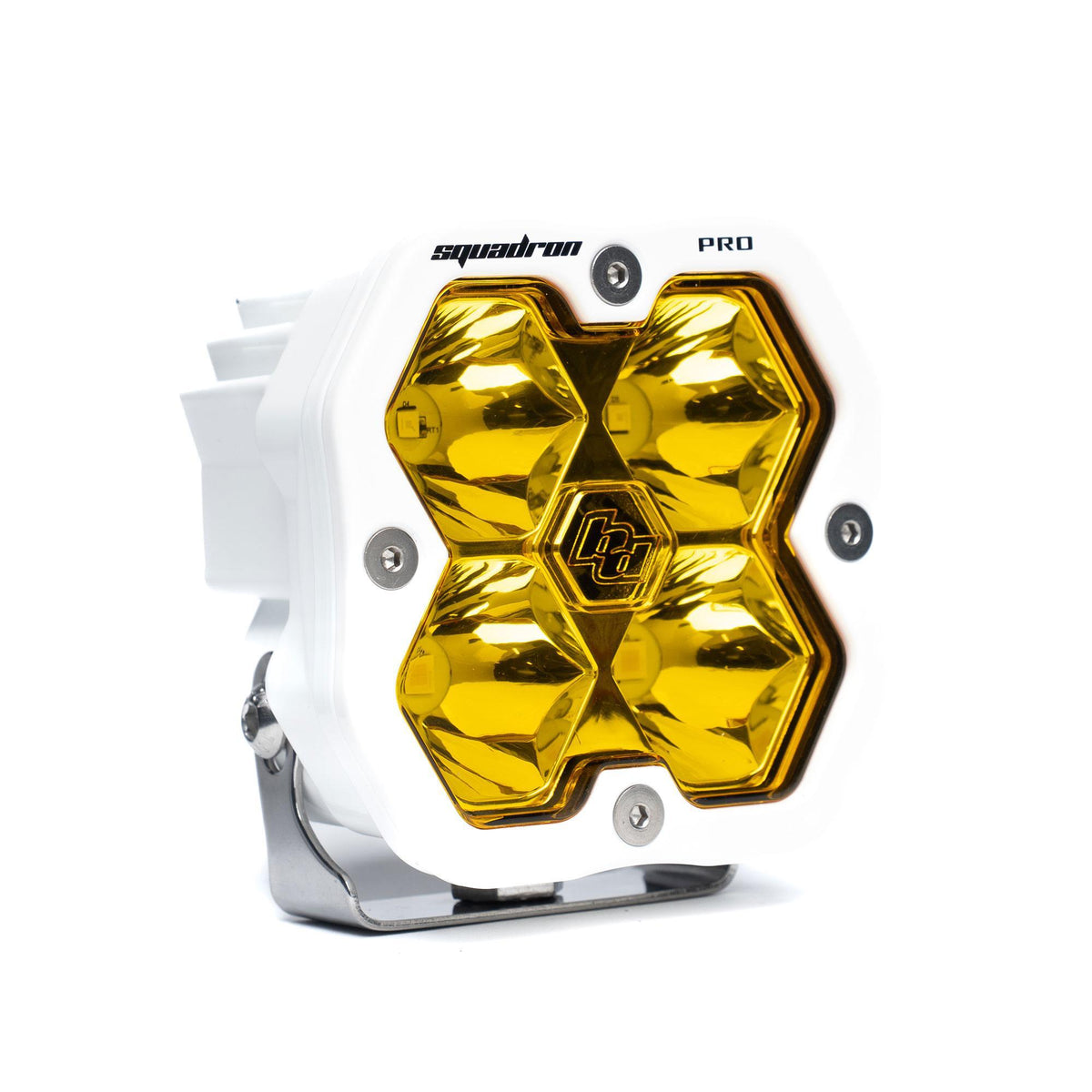 Baja Designs Squadron 2.0 Pro White LED Auxiliary Light Pod, Spot, Baja Amber 49-0011-WT-2