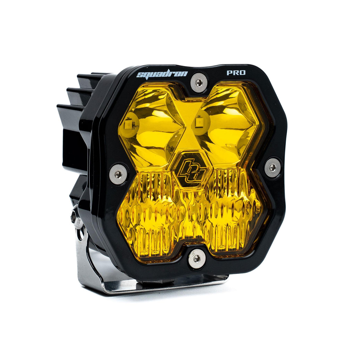 Baja Designs Squadron 2.0 Pro Black LED Auxiliary Light Pod, Driving/Combo, Baja Amber 49-0013-2