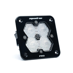 Baja Designs Squadron 2.0 Pro Black Flush Mount LED Auxiliary Light Pod, Work/Scene, Clear 49-1006-2