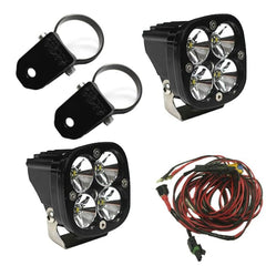 Baja Designs 497102 LED Light Pods Kit W/A Pillar Mounts 2.00 Inch Harness Squadron Pro