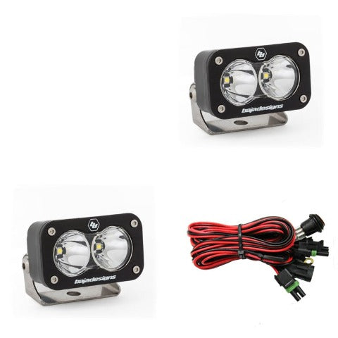 Baja Designs 547801 LED Work Light Clear Lens Spot Pattern Pair S2 Sport