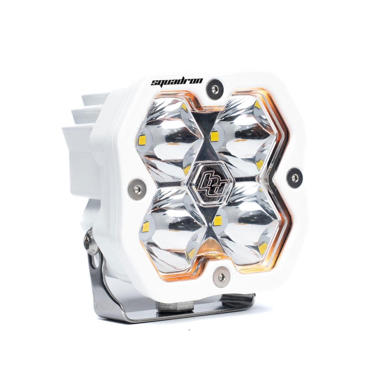 Baja Designs Squadron 2.0 Sport White LED Auxiliary Light Pod, Spot, Clear 55-0001-WT-2