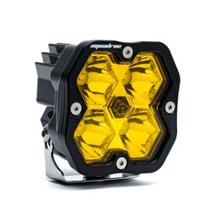 Baja Designs Squadron 2.0 Sport Black LED Auxiliary Light Pod, Spot, Baja Amber 55-0011-2