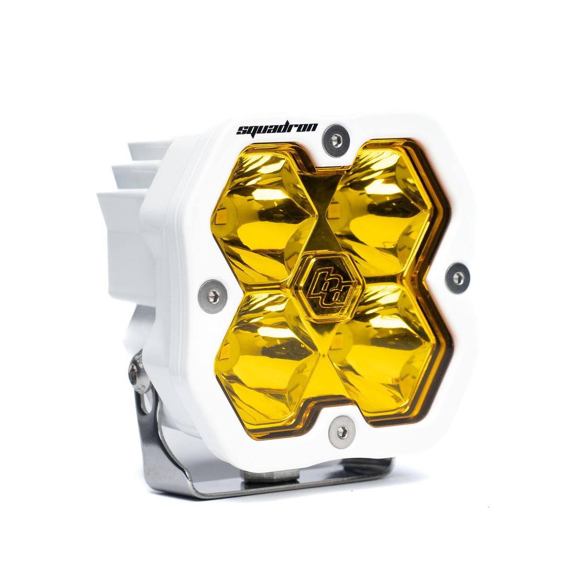 Baja Designs Squadron 2.0 Sport White LED Auxiliary Light Pod, Spot, Baja Amber 55-0011-WT-2