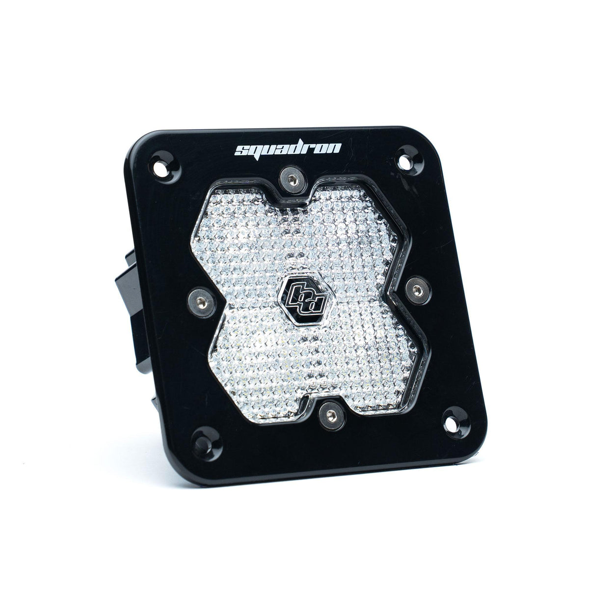 Baja Designs Squadron 2.0 Sport Black Flush Mount LED Auxiliary Light Pod, Work/Scene, Clear 55-1006-2