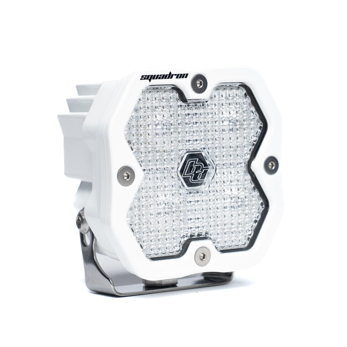 Baja Designs Squadron 2.0 Sport White Flush Mount LED Auxiliary Light Pod, Work/Scene, Clear 55-1006-WT-2