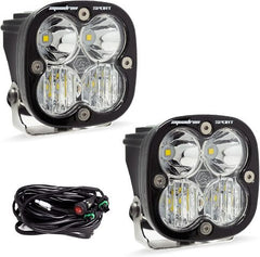 Baja Designs 557803 LED Light Pods Clear Lens Driving/Combo Pair Squadron Sport