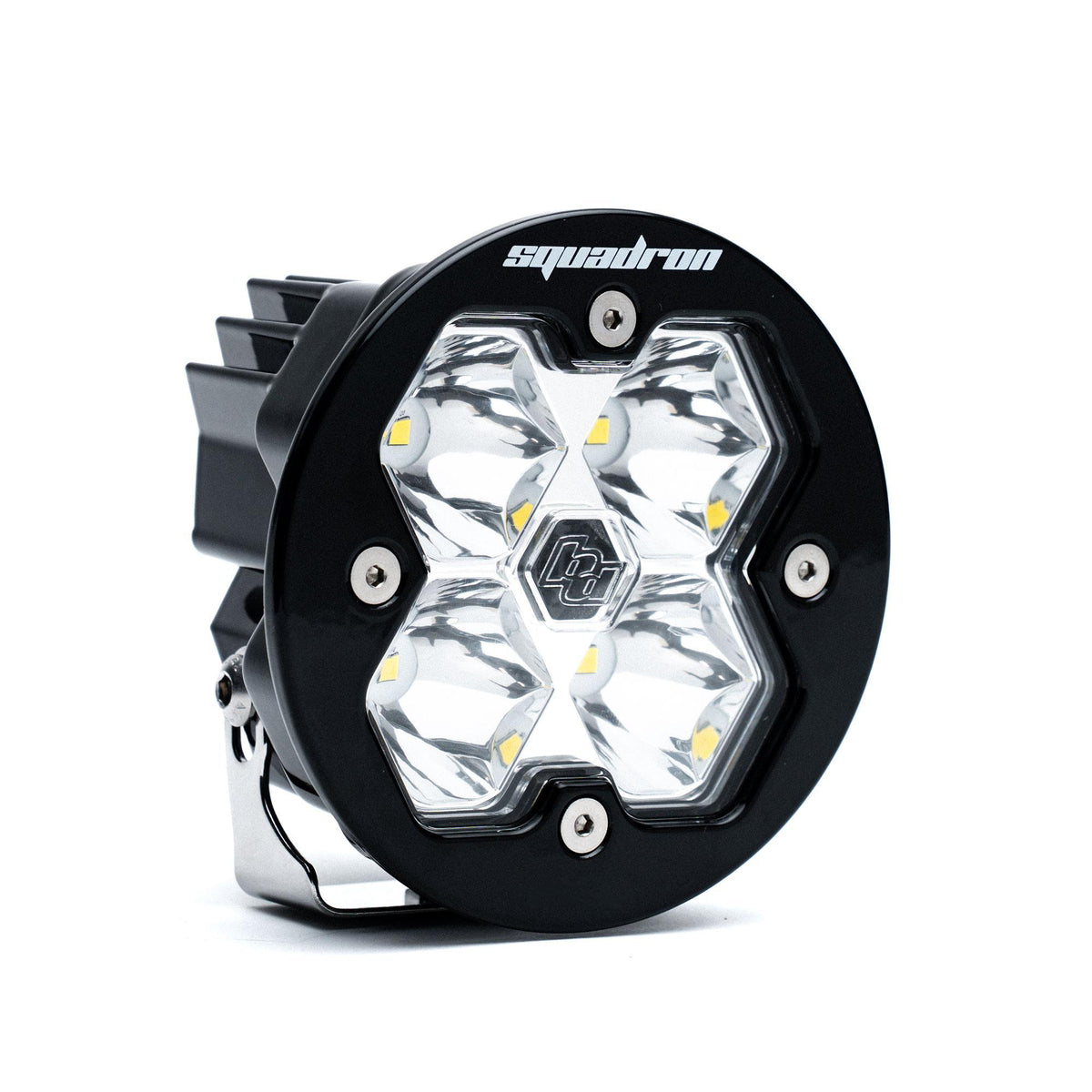 Baja Designs Squadron-R 2.0 Sport Black LED Auxiliary Light Pod, Spot, Clear 58-0001-2