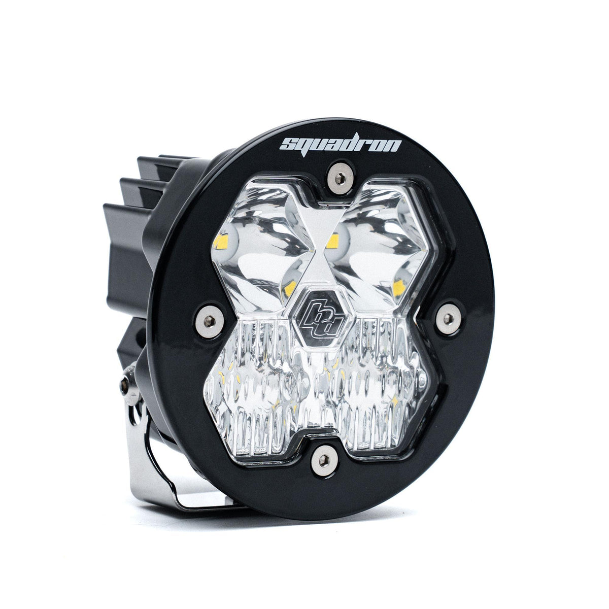 Baja Designs Squadron-R 2.0 Sport Black LED Auxiliary Light Pod, Driving/Combo, Clear 58-0003-2