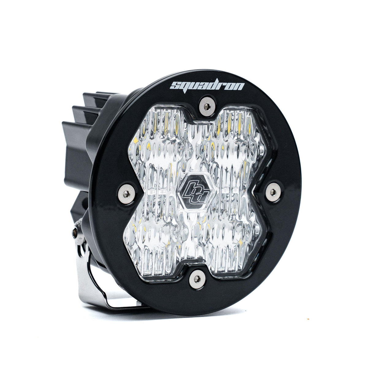 Baja Designs Squadron-R 2.0 Sport Black LED Auxiliary Light Pod, Wide Cornering, Clear 58-0005-2