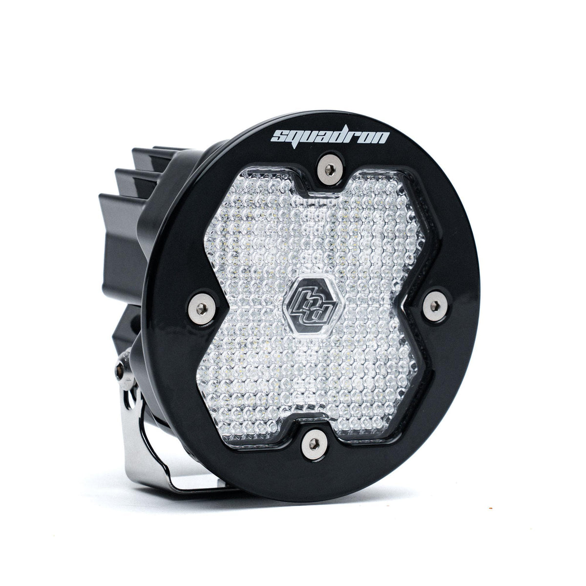 Baja Designs Squadron-R 2.0 Sport Black LED Auxiliary Light Pod, Work/Scene, Clear 58-0006-2