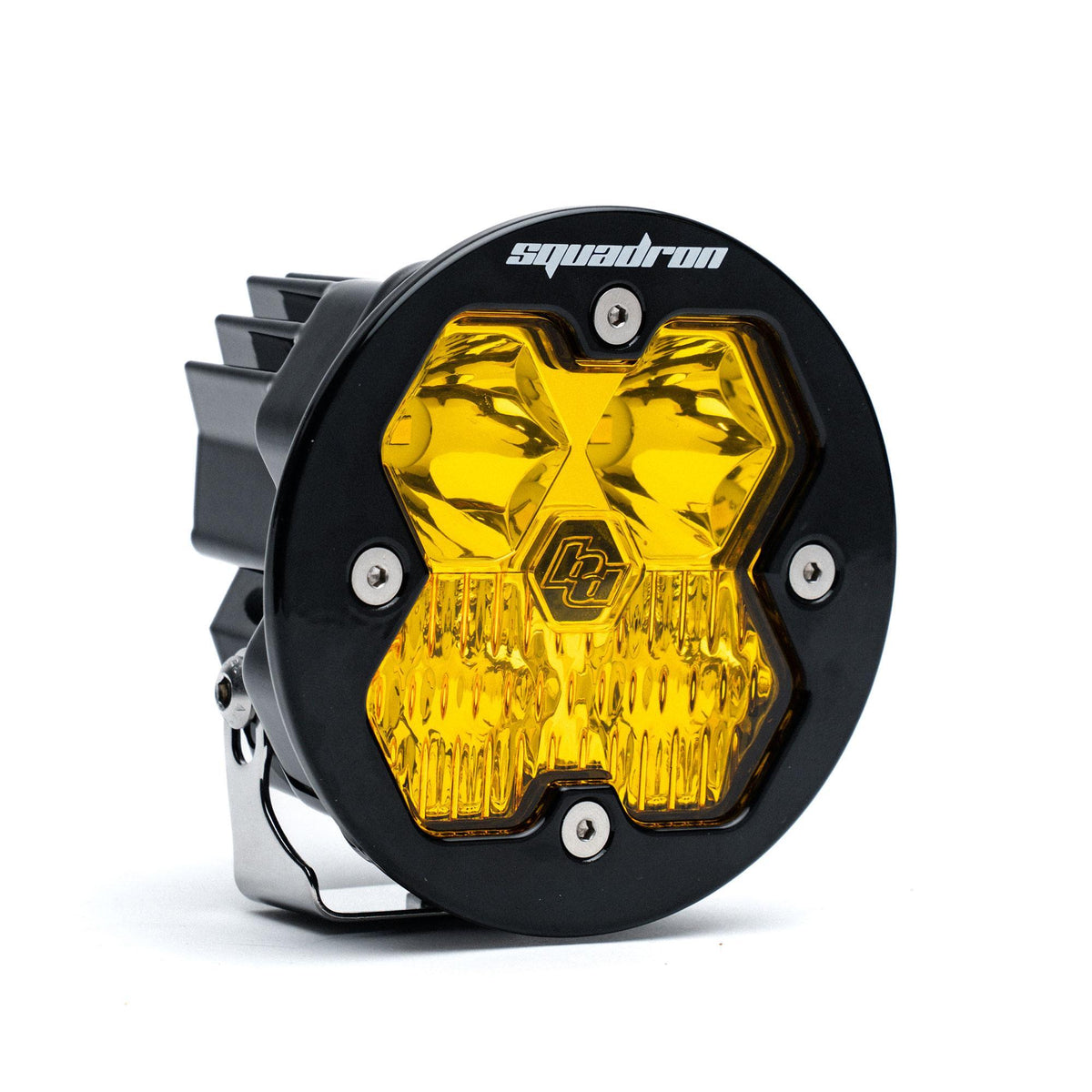 Baja Designs Squadron-R 2.0 Sport Black LED Auxiliary Light Pod, Driving/Combo, Baja Amber 58-0013-2