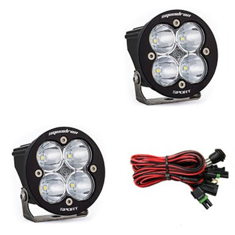 Baja Designs 587801 LED Light Pods Clear Lens Spot Pair Squadron R Sport