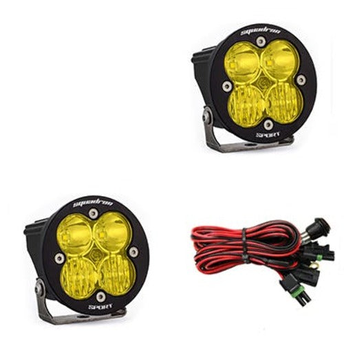 Baja Designs 587813 LED Light Pods Amber Lens Driving/Combo Pair Squadron R Sport