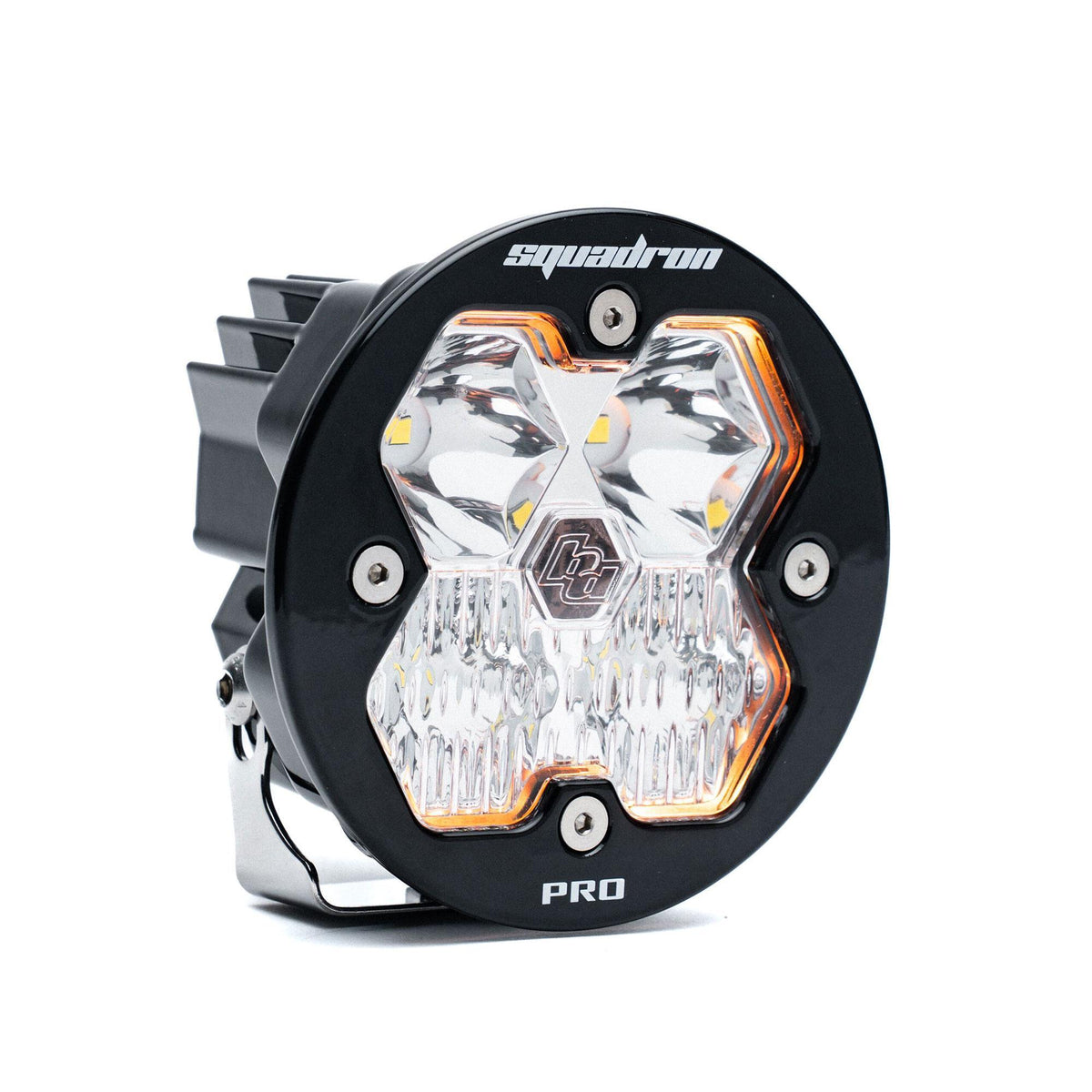 Baja Designs Squadron-R 2.0 Pro Black LED Auxiliary Light Pod, Driving/Combo, Clear 59-0003-2