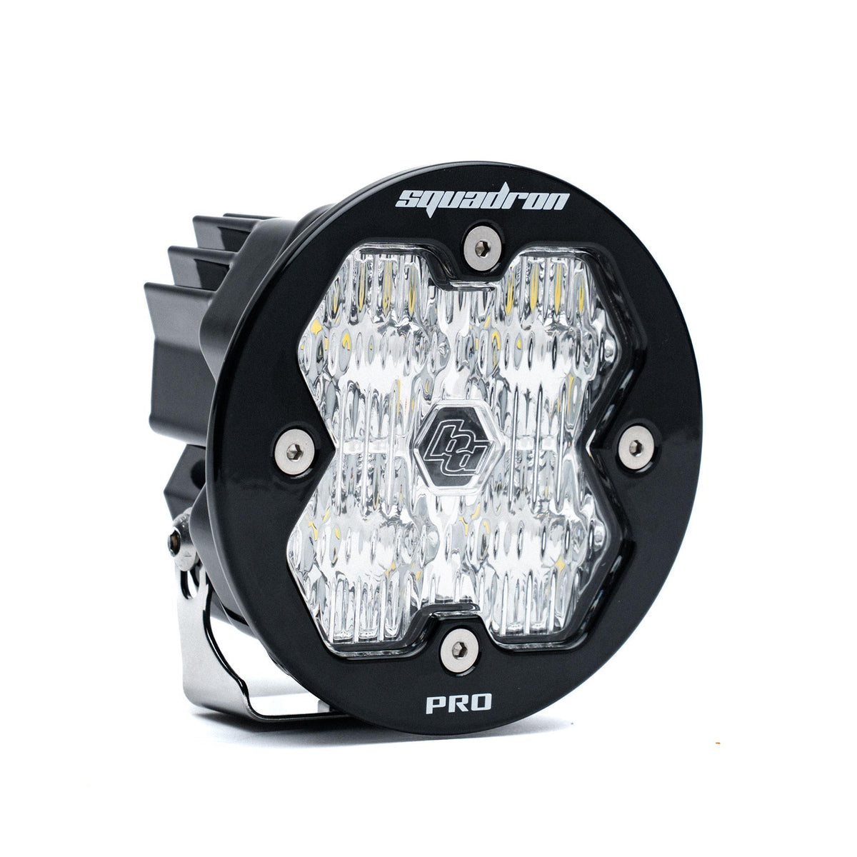Baja Designs Squadron-R 2.0 Pro Black LED Auxiliary Light Pod, Wide Cornering, Clear 59-0005-2
