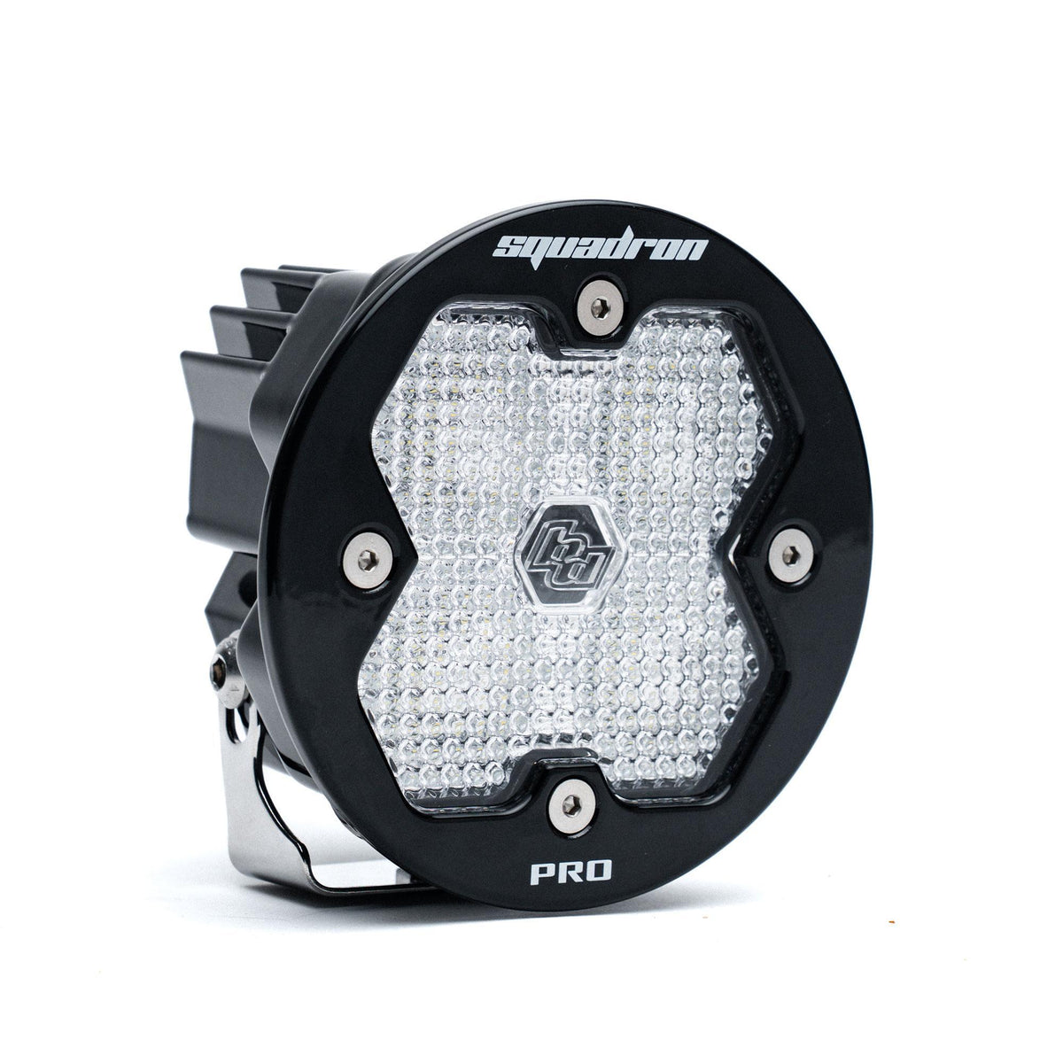 Baja Designs Squadron-R 2.0 Pro Black LED Auxiliary Light Pod, Work/Scene, Clear 59-0006-2