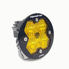 Baja Designs Squadron-R 2.0 Pro Black LED Auxiliary Light Pod, Wide Cornering, Baja Amber 59-0015-2