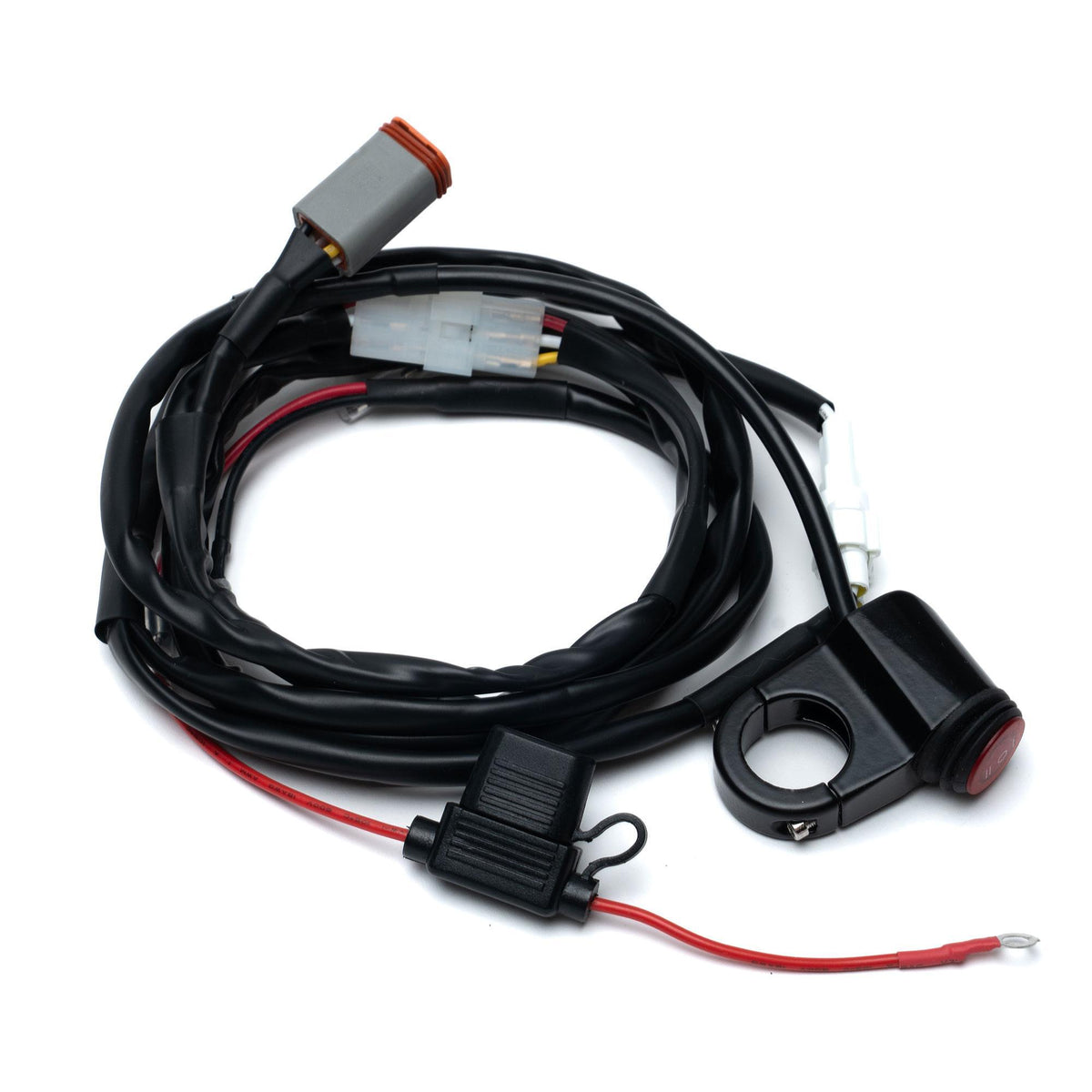 Baja Designs Squadron 2.0 4-pin Deutsch Motorcycle Wiring Harness with Switch 64-0057
