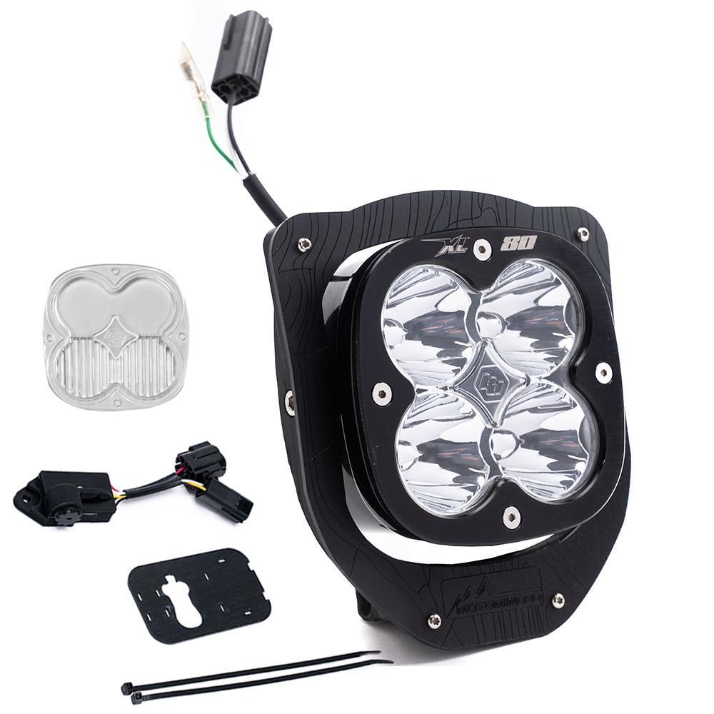 Baja Designs XL80 DC Headlight Kit with Dimmer, Trail, Clear for 2024-2026 FE350W, FE 501W, FE 450 677107