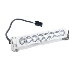 Baja Designs S8 White Straight LED Light Bar, 10 Inch, Driving/Combo, Clear 701003WT