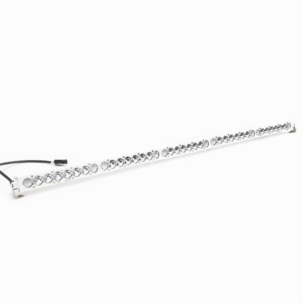 Baja Designs S8 White Straight LED Light Bar, 50 Inch, Driving/Combo, Clear 705003WT
