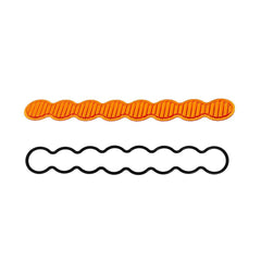 Baja Designs S8 Light Bar Lens Kit, 10 Inch, Wide Cornering, Factory Amber 708316