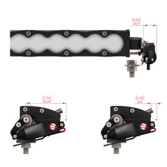 Baja Designs Reflex Light Actuator Kit for S8 Light Bar, Single, 10 in. 80-0013