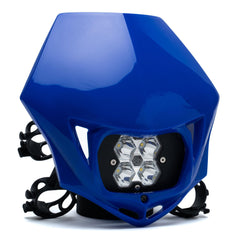 Baja Designs Squadron 2.0 Sport Motorcycle AC LED Headlight Kit with Shell, Blue Shell, Spot, Clear 84-7000-BUAC