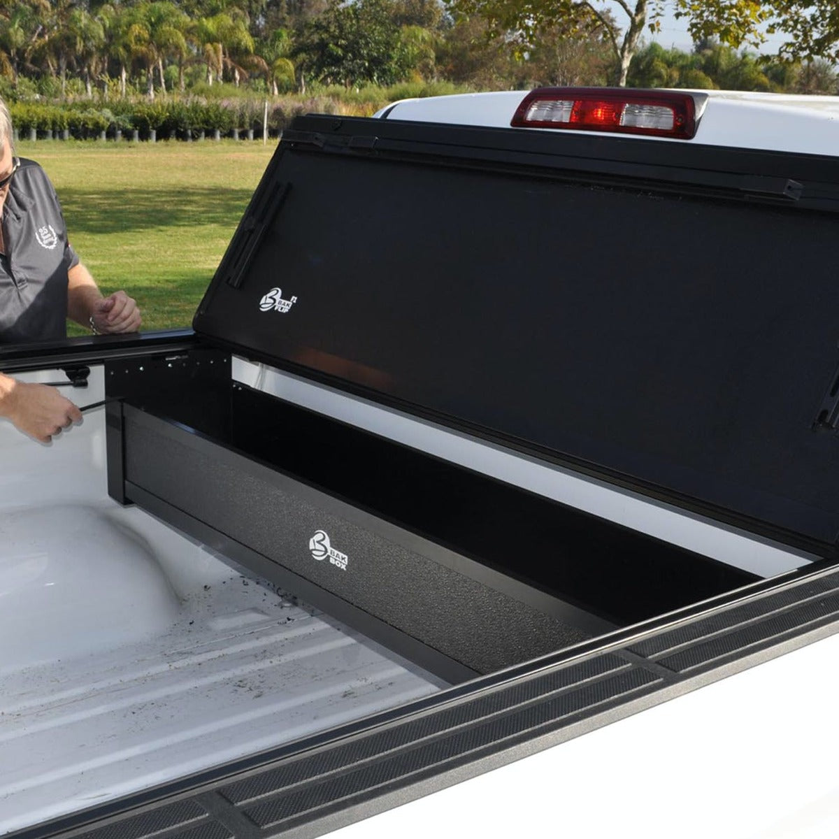 BAK Industries 92501 BAKBox 2 Tonneau Cover Fold Away Utility Box