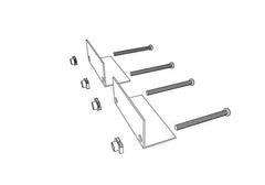 BAK Industries PARTS-276A0005 Service Kit - BAKBox2 - Clamping Brackets AB - (2) - w/U-Nuts and Screws