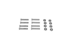 BAK Industries PARTS-276A0008 Service Kit - BAKBox2 - System Folding Panels Mounting Hardware, Nuts and Screws